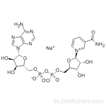 Adenosin5 &#39;- (Trihydrogendiphosphat), P&#39;®5&#39;-Ester mit 3- (Aminocarbonyl) -1-bD-ribofuranosylpyridinium, inneres Salz, Monosodiumsalz CAS 20111-18-6